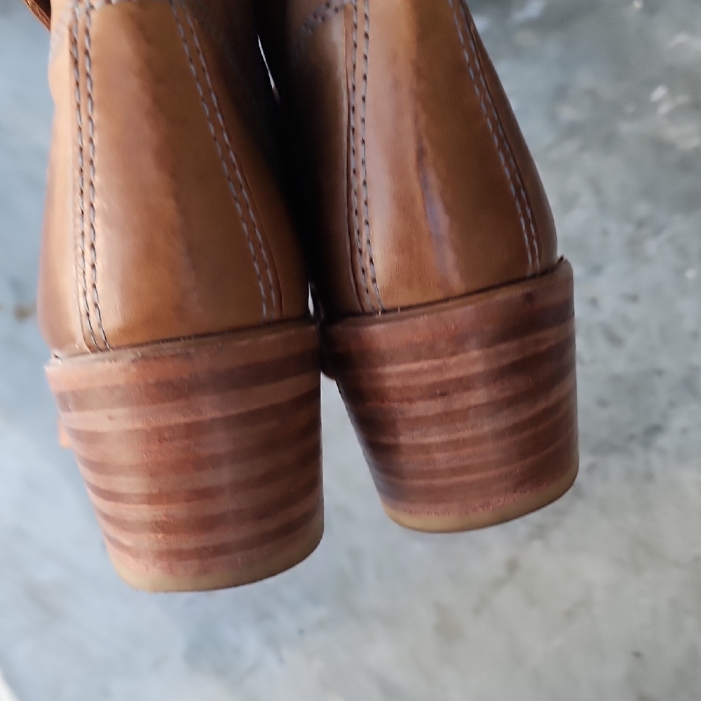 FRYE Sabrina Double Buckle Boots Made In USA - Picture 5 of 16
